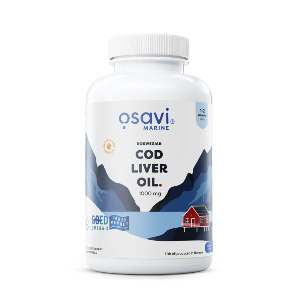 Osavi Norwegian Cod Liver Oil 90kapsúl