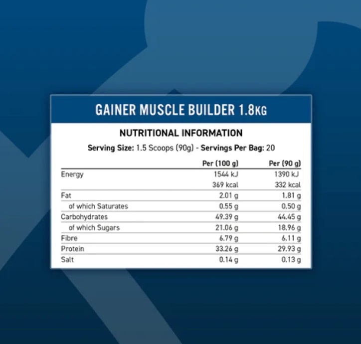 Applied Gainer Muscle Builder 1800g
