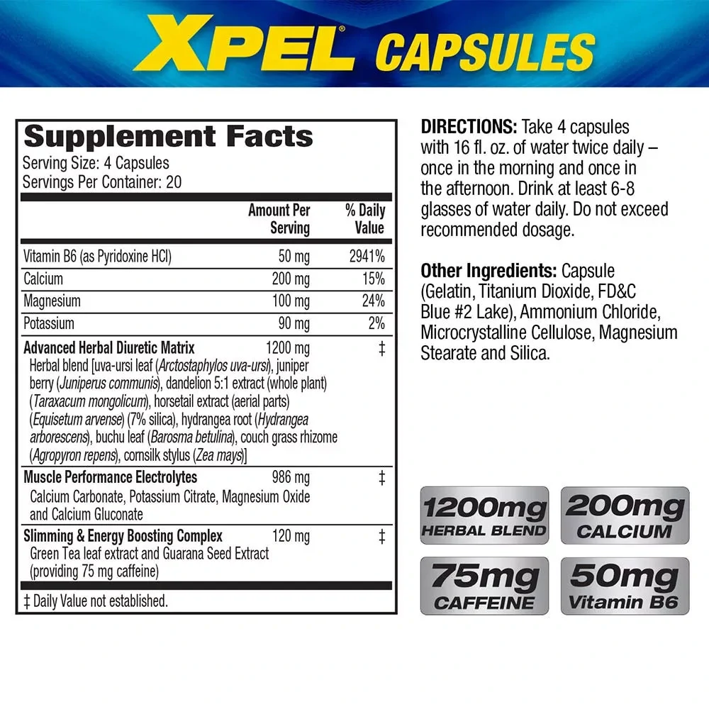 MHP Xpel Diuretic 80kaps