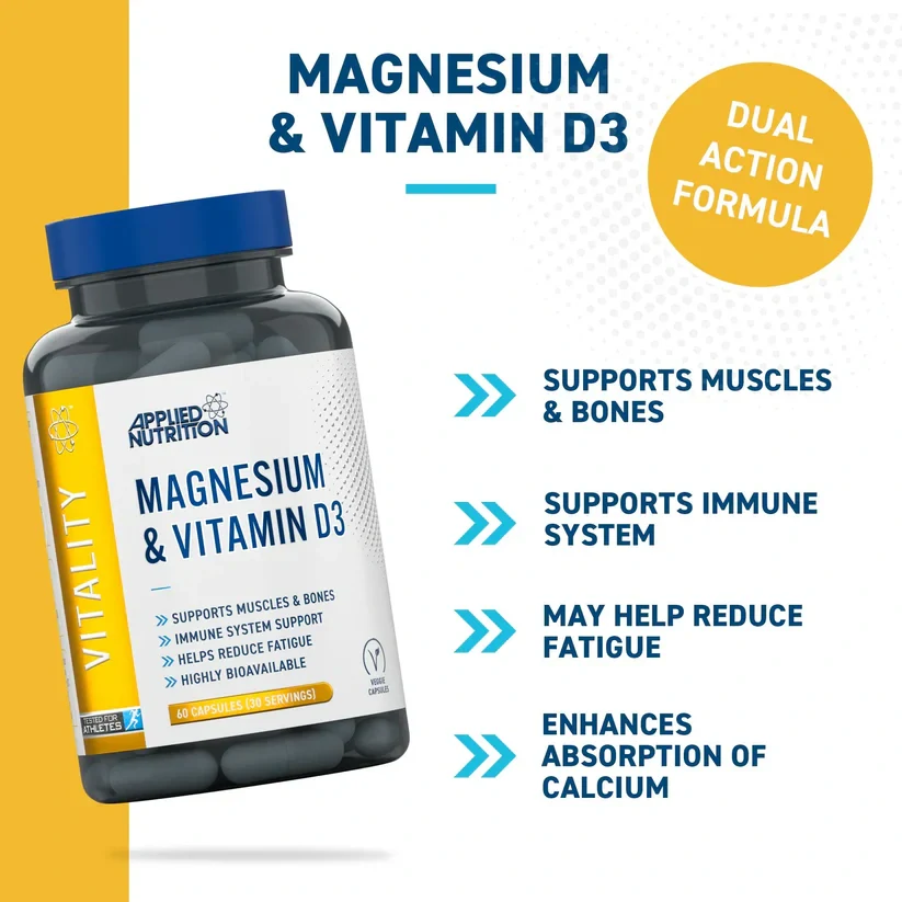 Applied Magnesium & Vitamin D3 60kapsúl