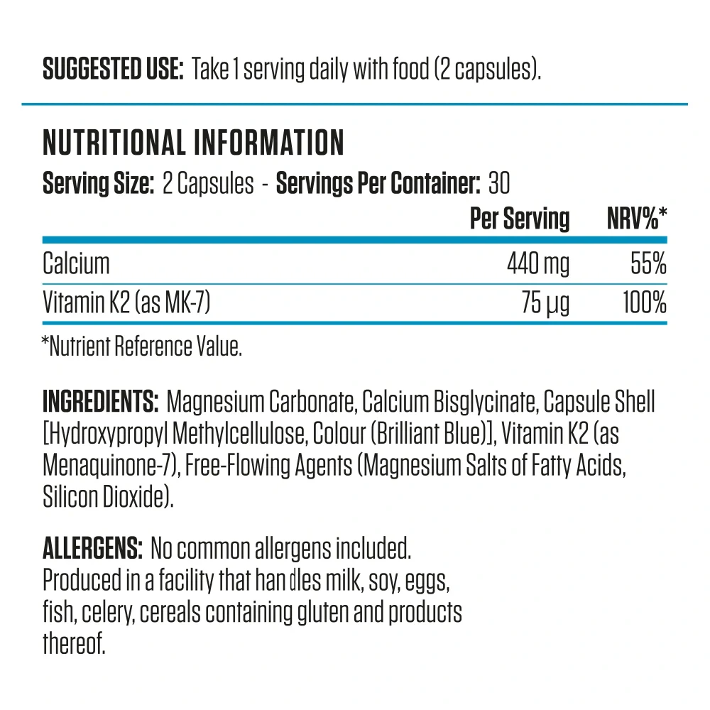 Applied Calcium & Vitamin K2 60kapsúl