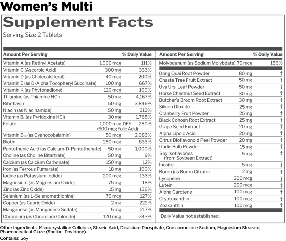 Rule 1 Women's Multi 60tabliet