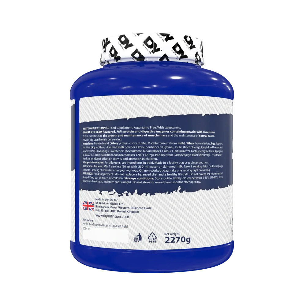 Dorian Yates Whey Complex Tempro 2270g