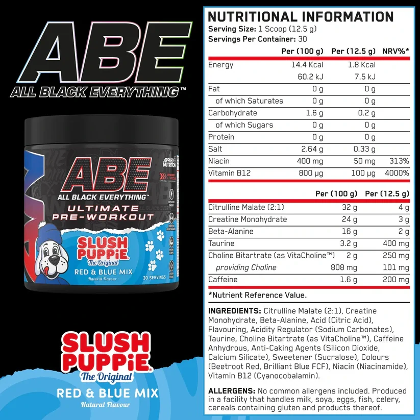 Applied ABE All Black Everything 375g + Applied Shaker 400ml