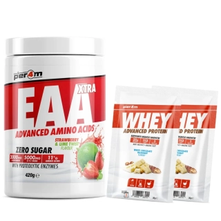 Per4m EAA Xtra 420g + 2x tester Per4m Whey