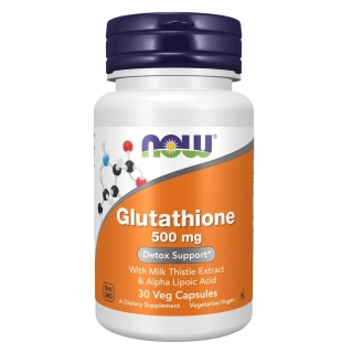 Now Foods Glutathione 500mg 30kapsúl